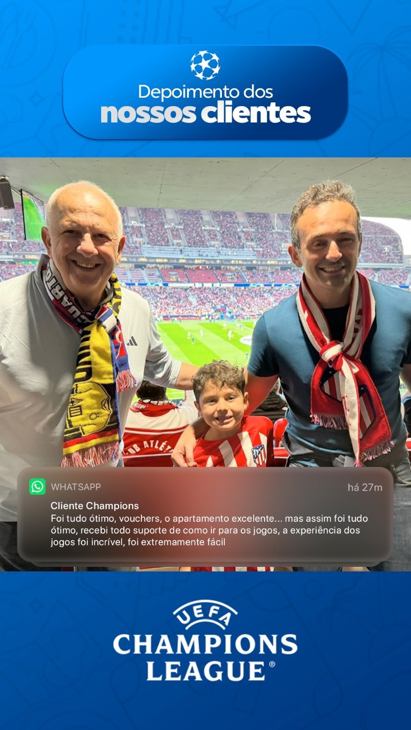 Experiência em Esportes